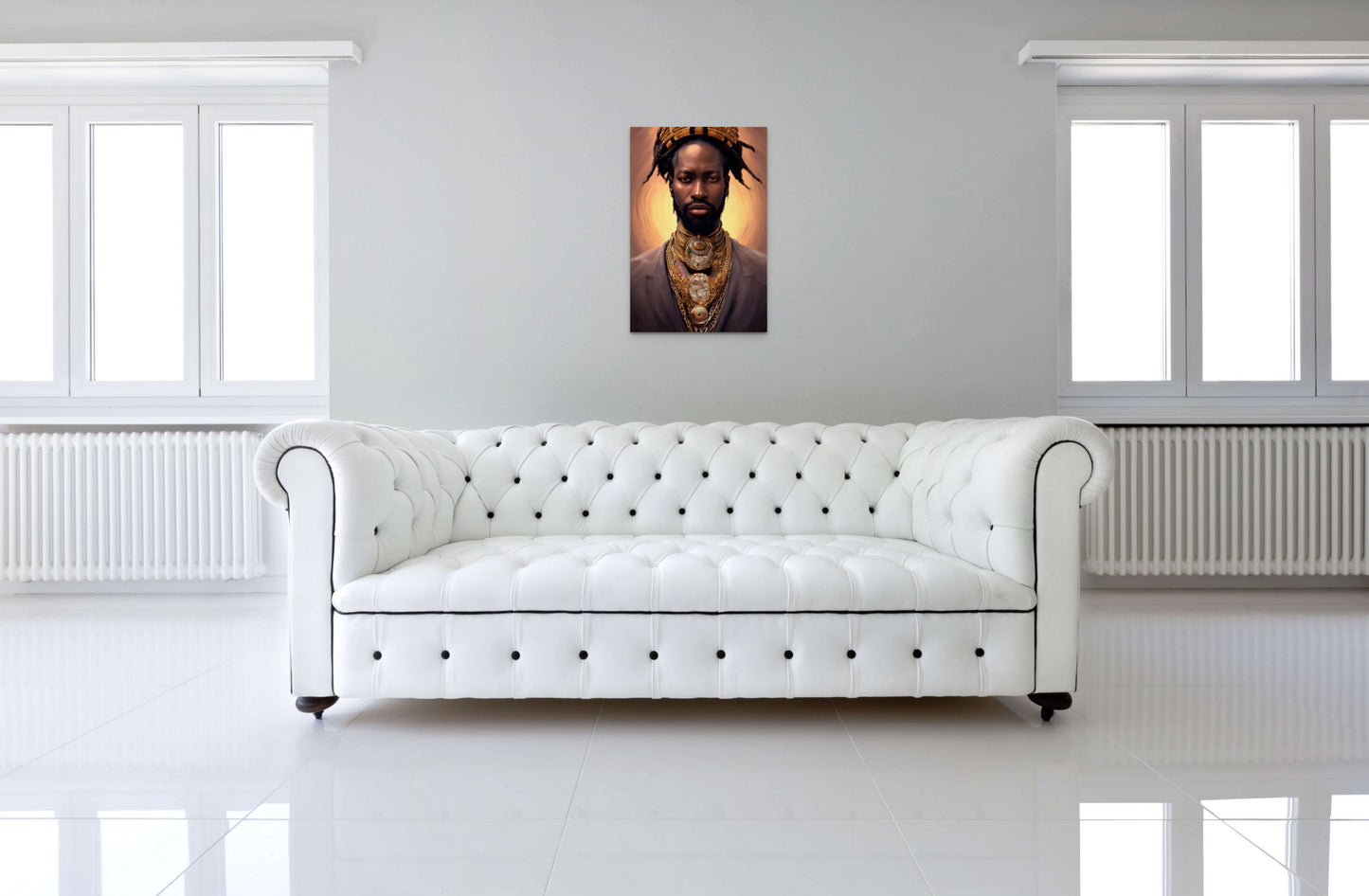 BRETHREN JAIROD, African Portrait Canvas Wall Art.