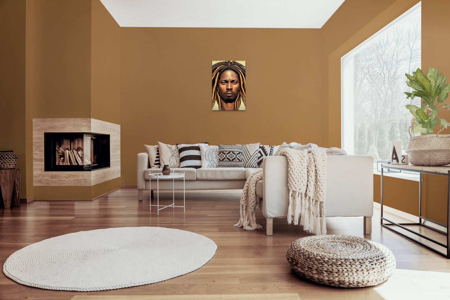 BRETHREN NYJEL, African Portrait Canvas Wall Art.
