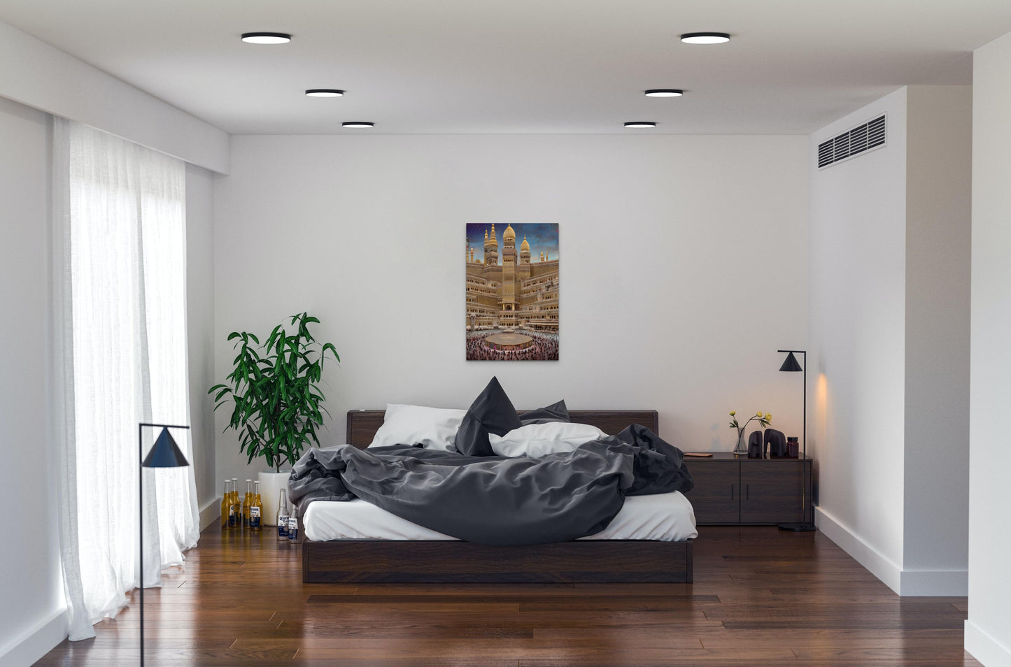 TEMPLE OF WILL, African Portrait Canvas Wall Art.