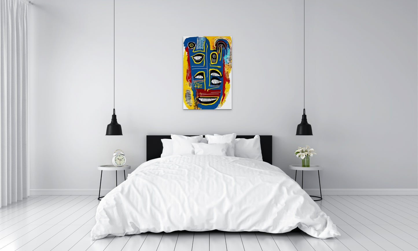 BLIND INSIGHTFULNESS, African Portrait Canvas Wall Art.