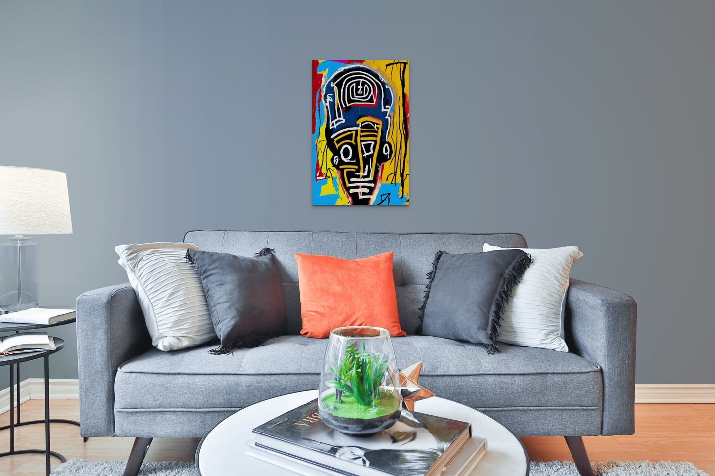 CONFUSEDLY CLEAR, African Portrait Canvas Wall Art.