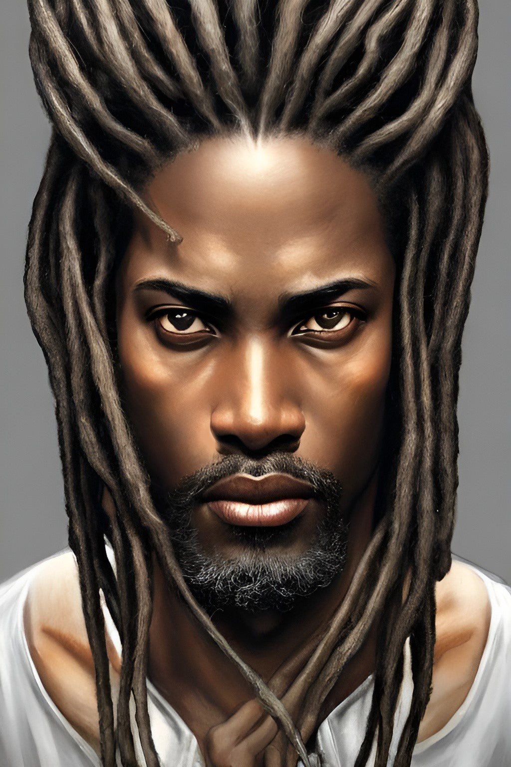 BRETHREN DUHENDREN, African Portrait Canvas Wall Art.