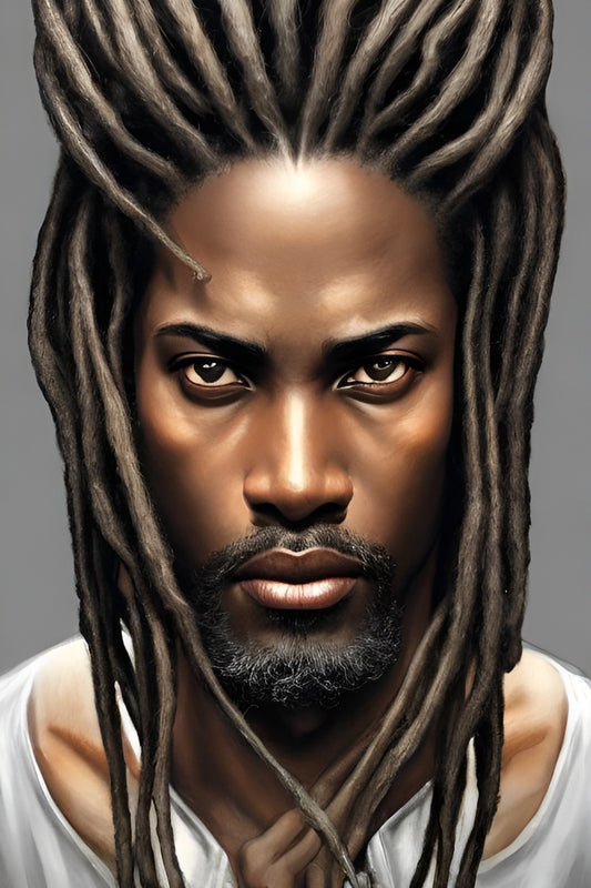 BRETHREN DUHENDREN, African Portrait Canvas Wall Art.