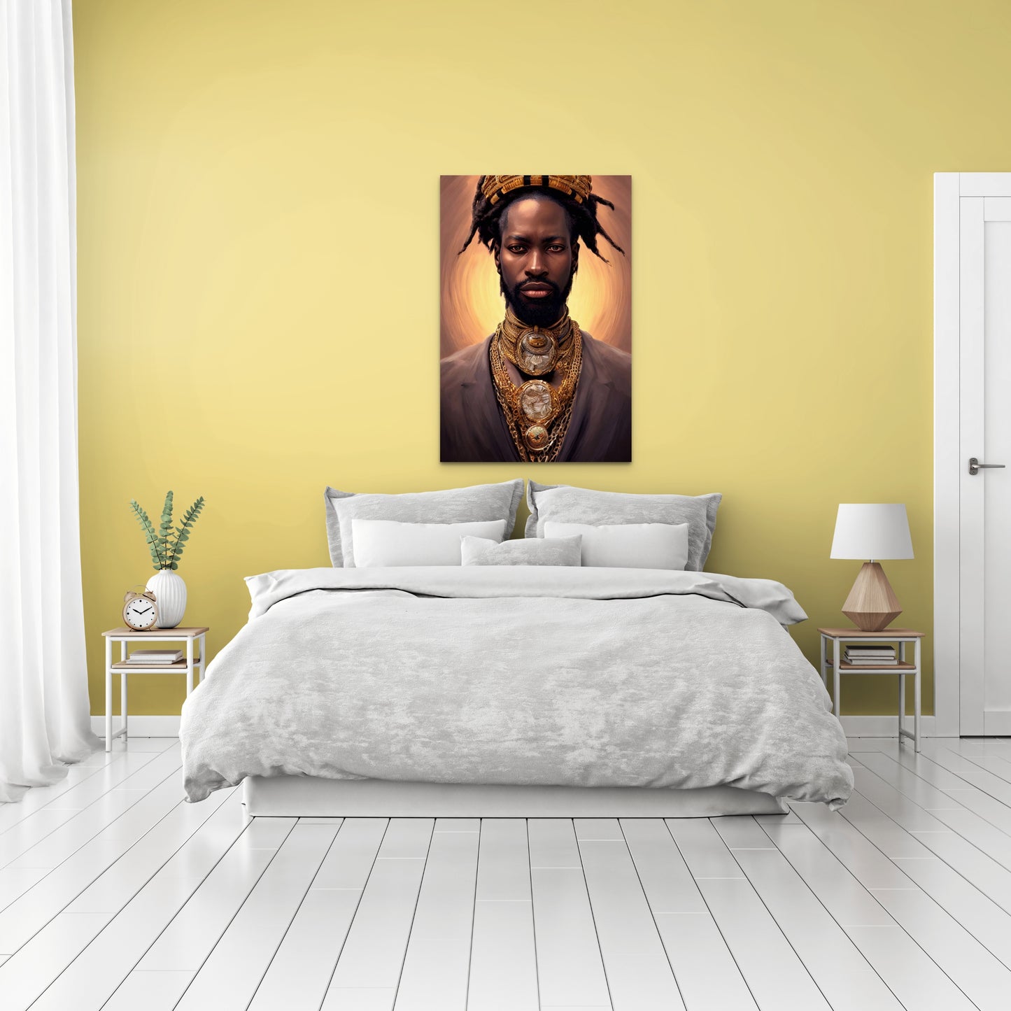 BRETHREN JAIROD, African Portrait Canvas Wall Art.