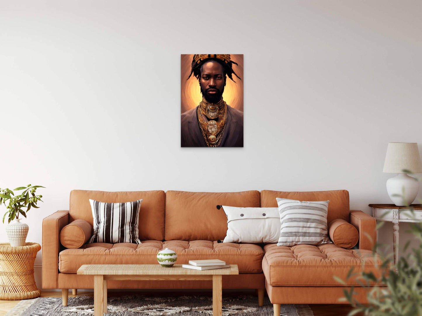 BRETHREN JAIROD, African Portrait Canvas Wall Art.