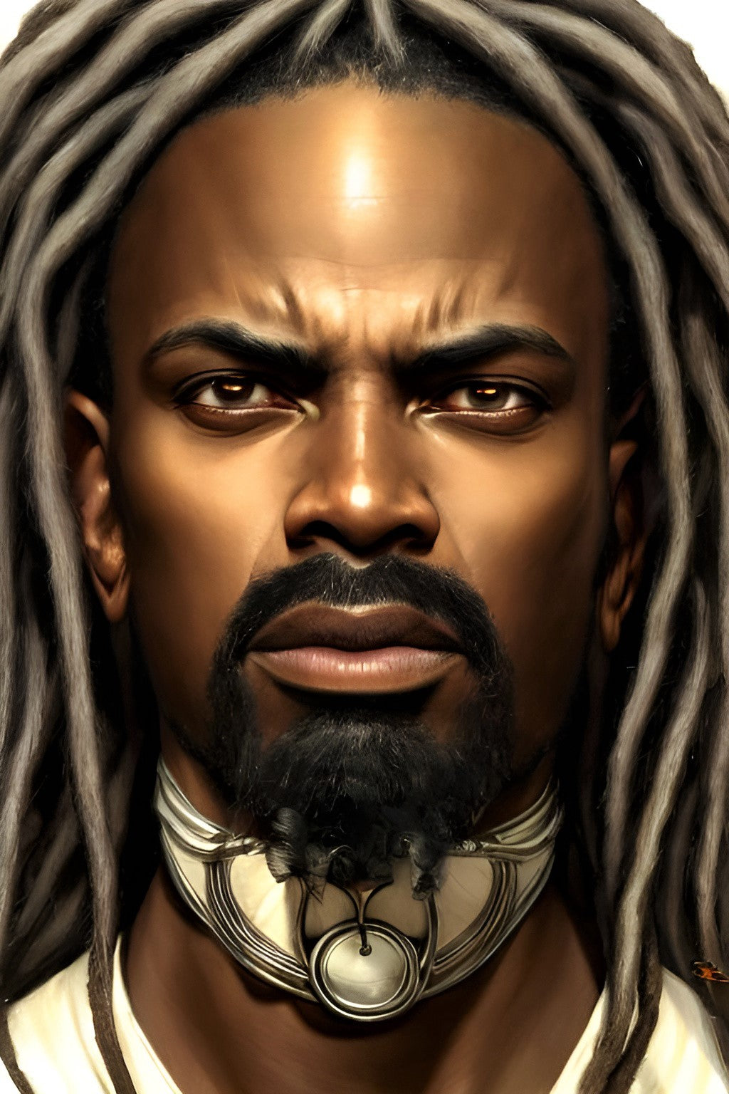 BRETHREN JEMOAH, African Portrait Canvas Wall Art.