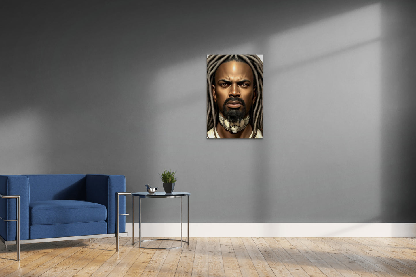 BRETHREN JEMOAH, African Portrait Canvas Wall Art.