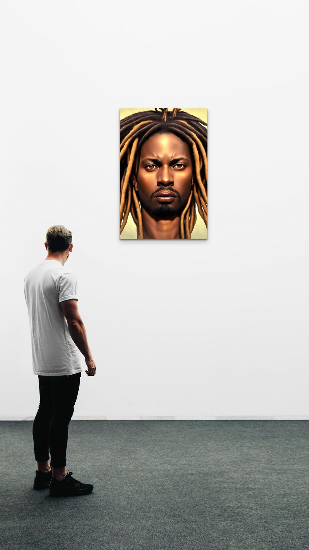 BRETHREN NYJEL, African Portrait Canvas Wall Art.