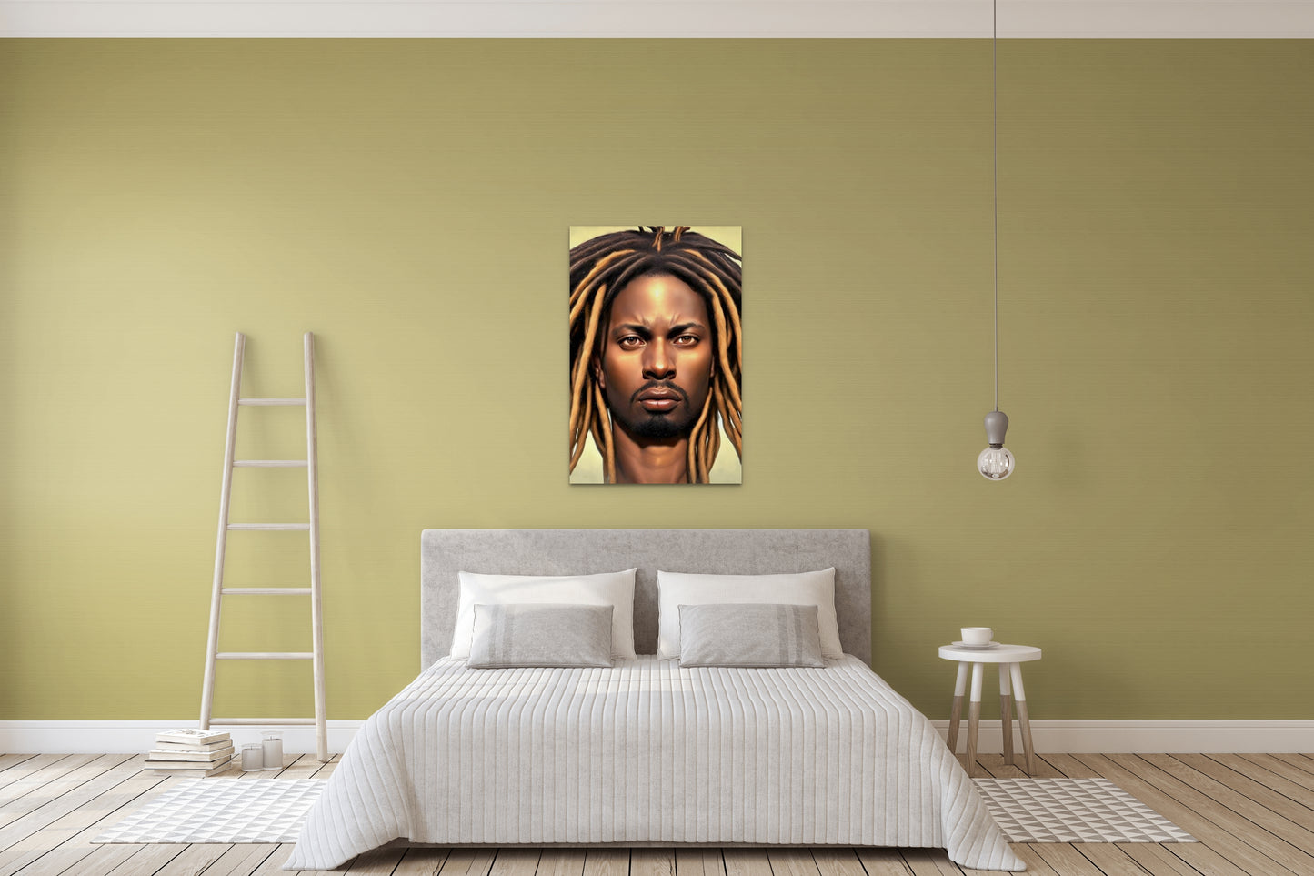 BRETHREN NYJEL, African Portrait Canvas Wall Art.