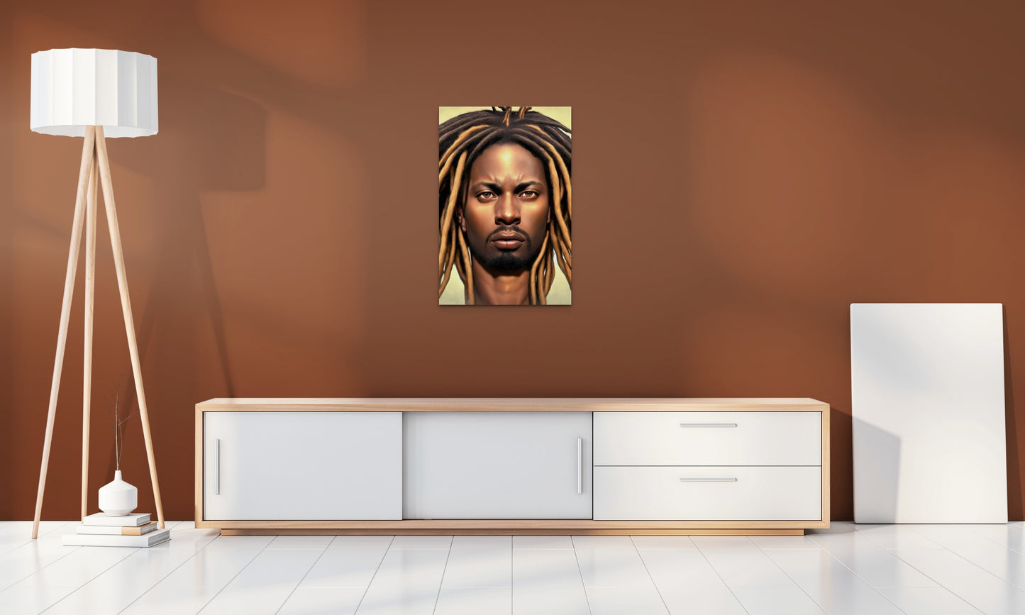 BRETHREN NYJEL, African Portrait Canvas Wall Art.