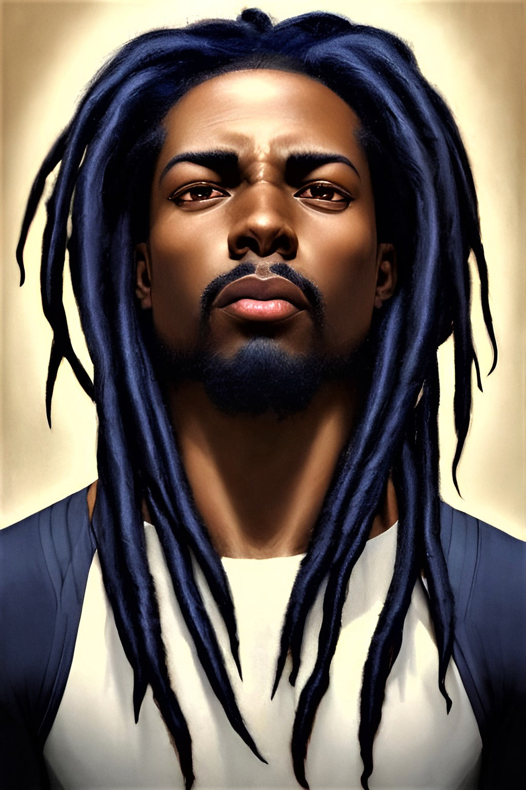 BRETHREN RASNOH, African Portrait Canvas Wall Art.