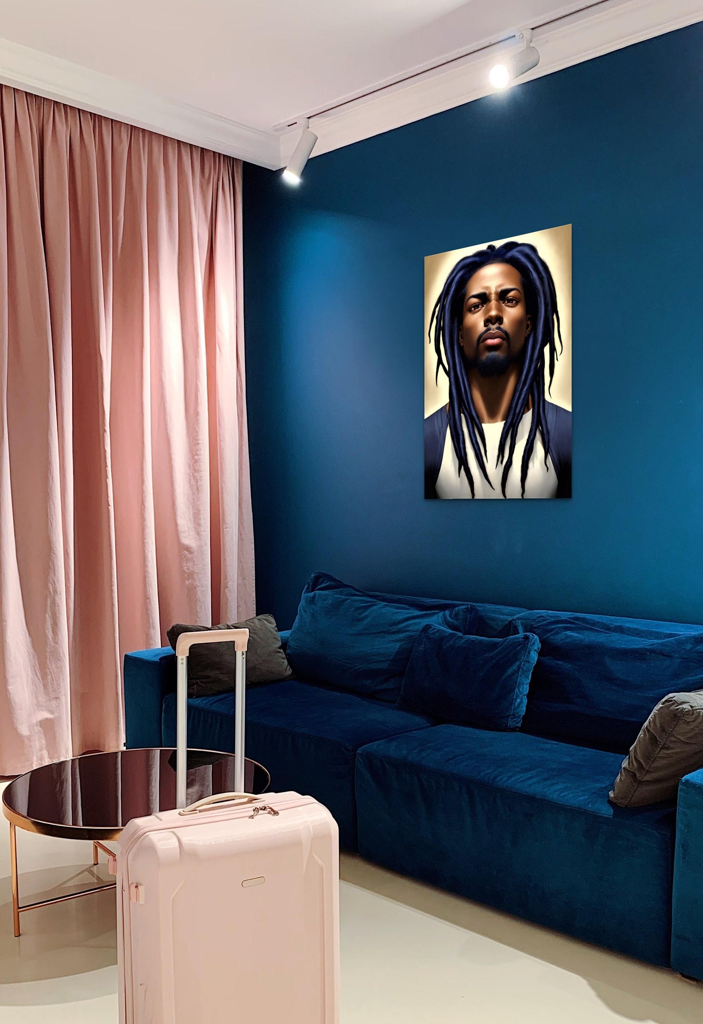 BRETHREN RASNOH, African Portrait Canvas Wall Art.
