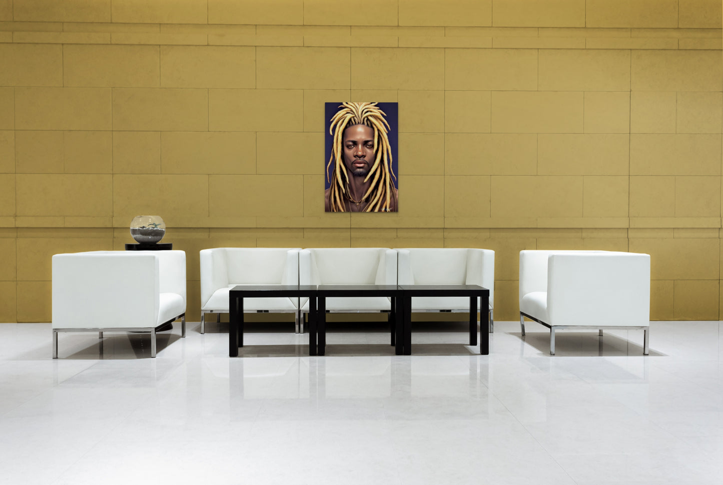 BRETRHEN KOAFFEE, African Portrait Canvas Wall Art.