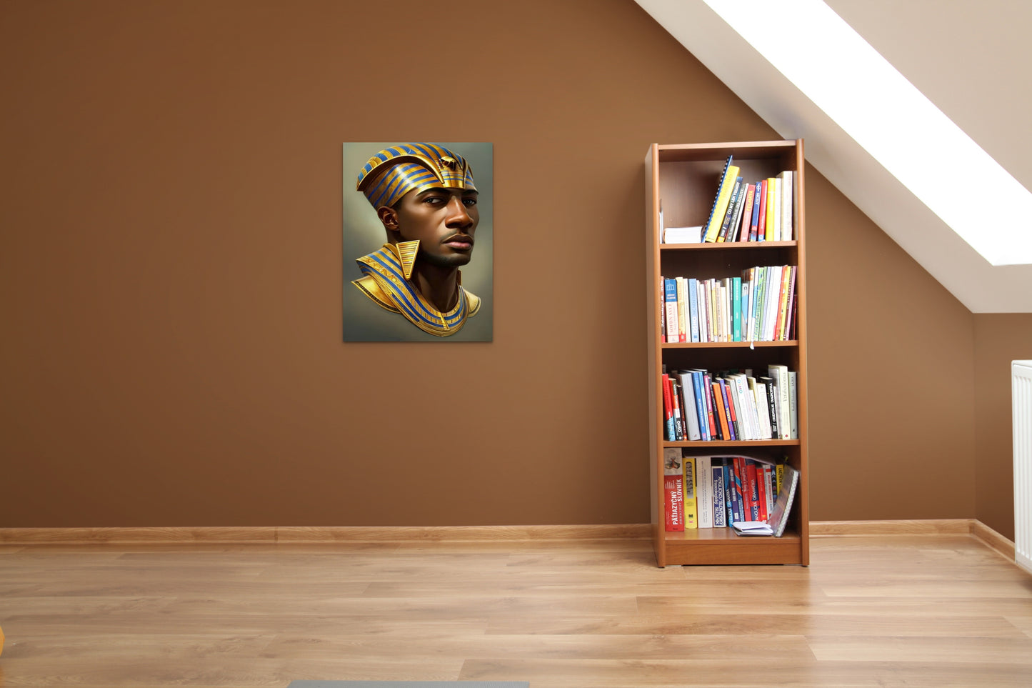 PHAROAH DUBALAH, African Portrait Canvas Wall Art.