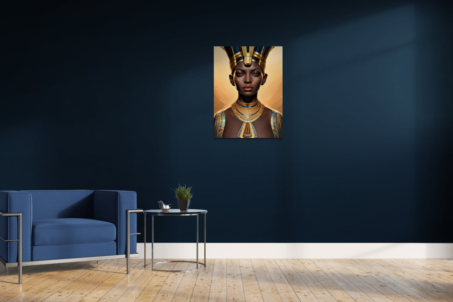 PHAROAH KRUAHMA, African Portrait Canvas Wall Art.