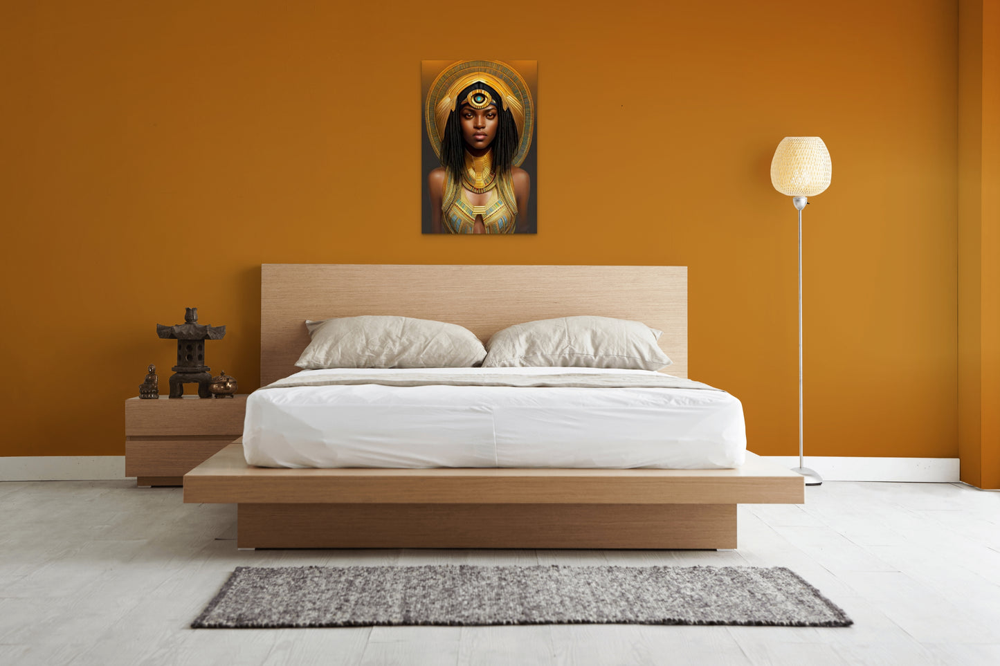 PHAROAH LUVAINIA, African Portrait Canvas Wall Art.