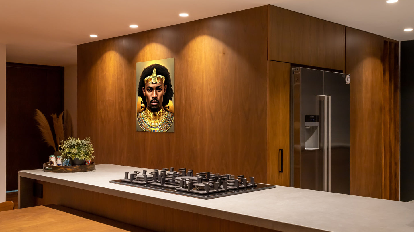 PHAROAH NAKADEEM, African Portrait Canvas Wall Art.
