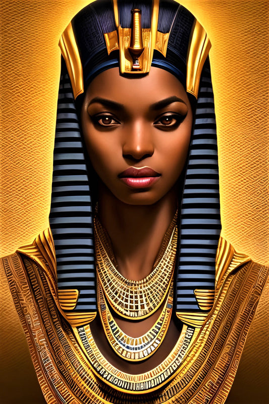 PHAROAH RACINDRA, African Portrait Canvas Wall Art.