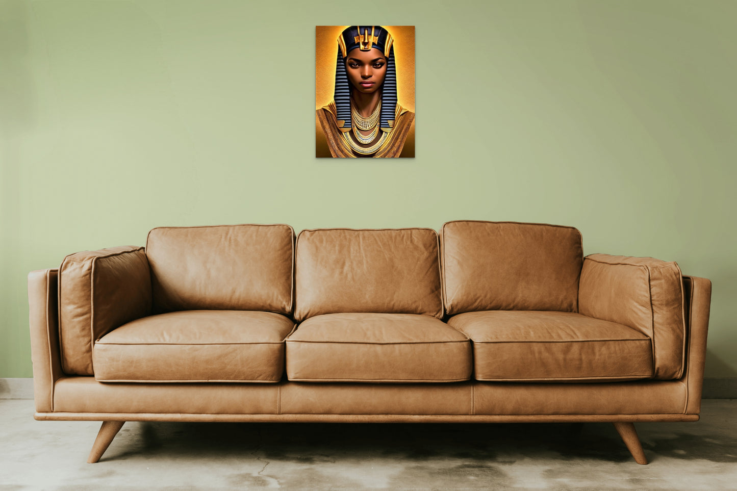 PHAROAH RACINDRA, African Portrait Canvas Wall Art.