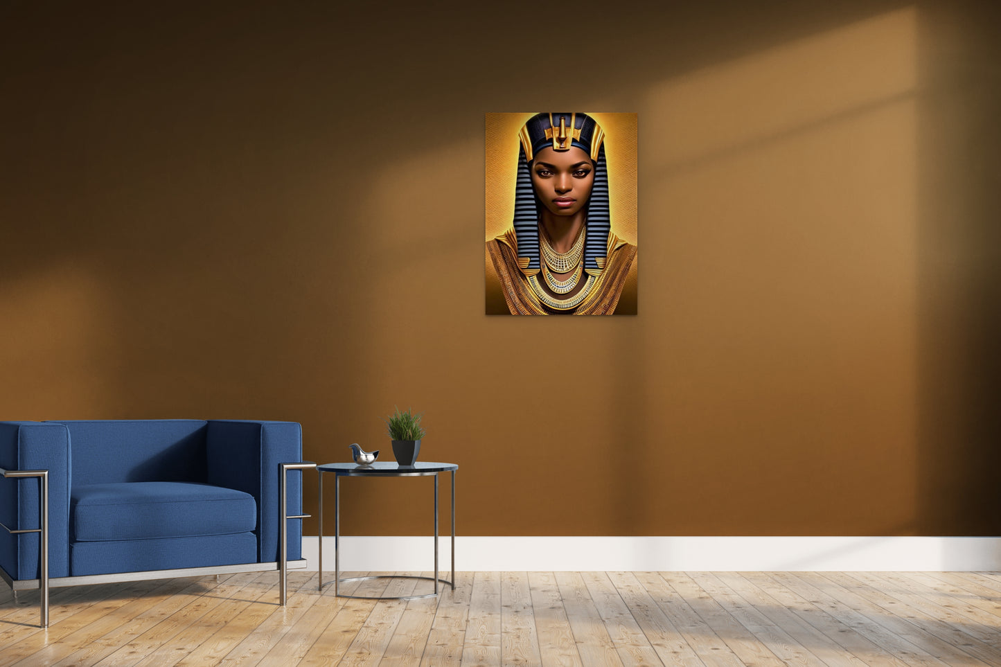 PHAROAH RACINDRA, African Portrait Canvas Wall Art.