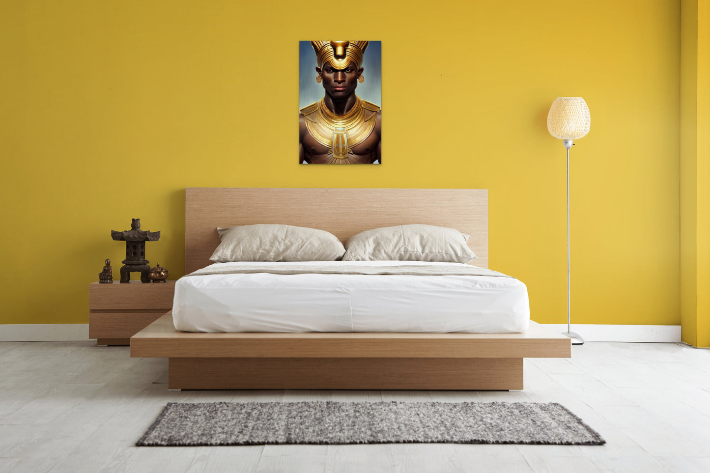 PHAROAH THALMUSS, African Portrait Canvas Wall Art.