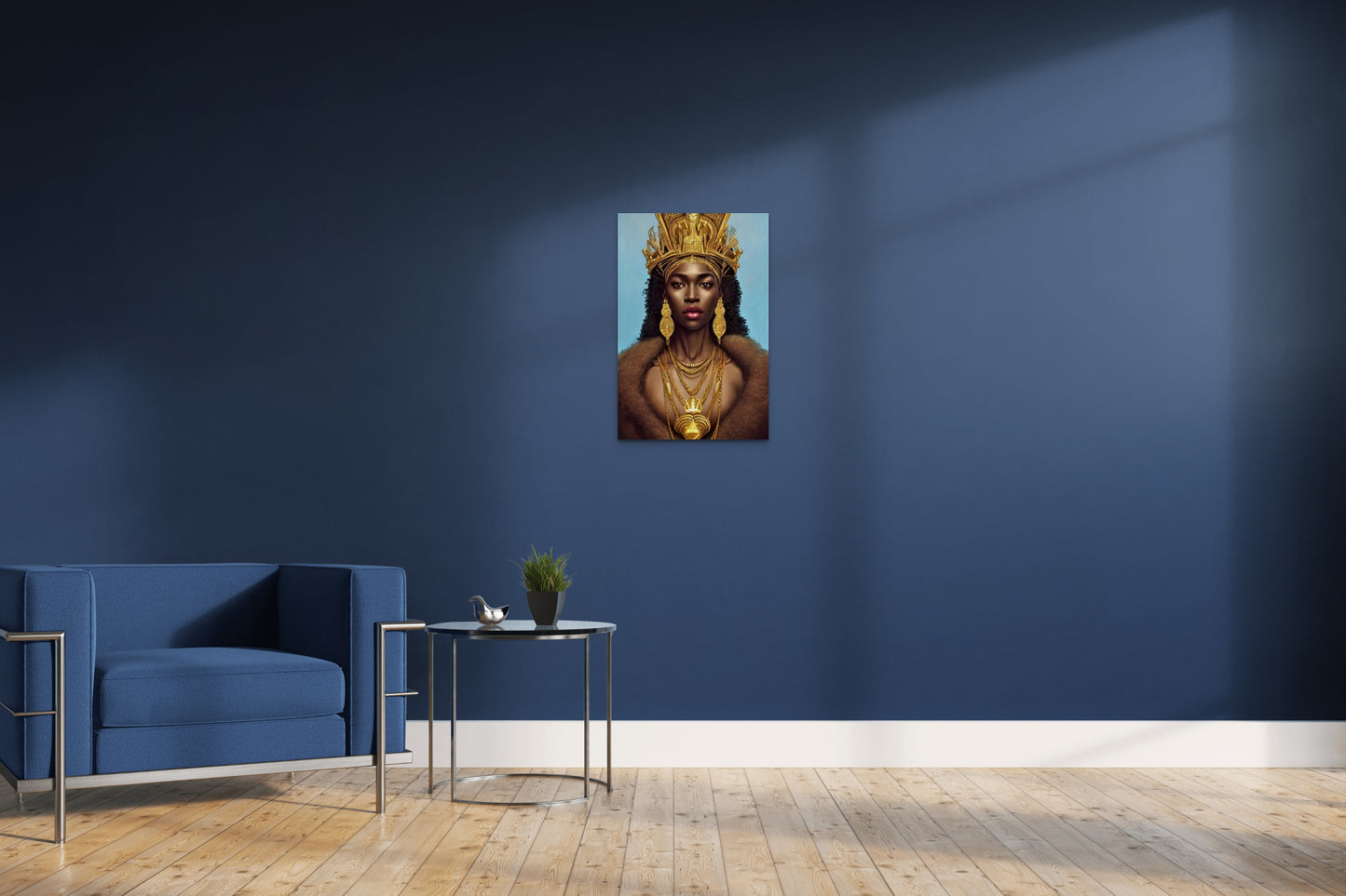 QUEEN UOLLA, African Portrait Canvas Wall Art.
