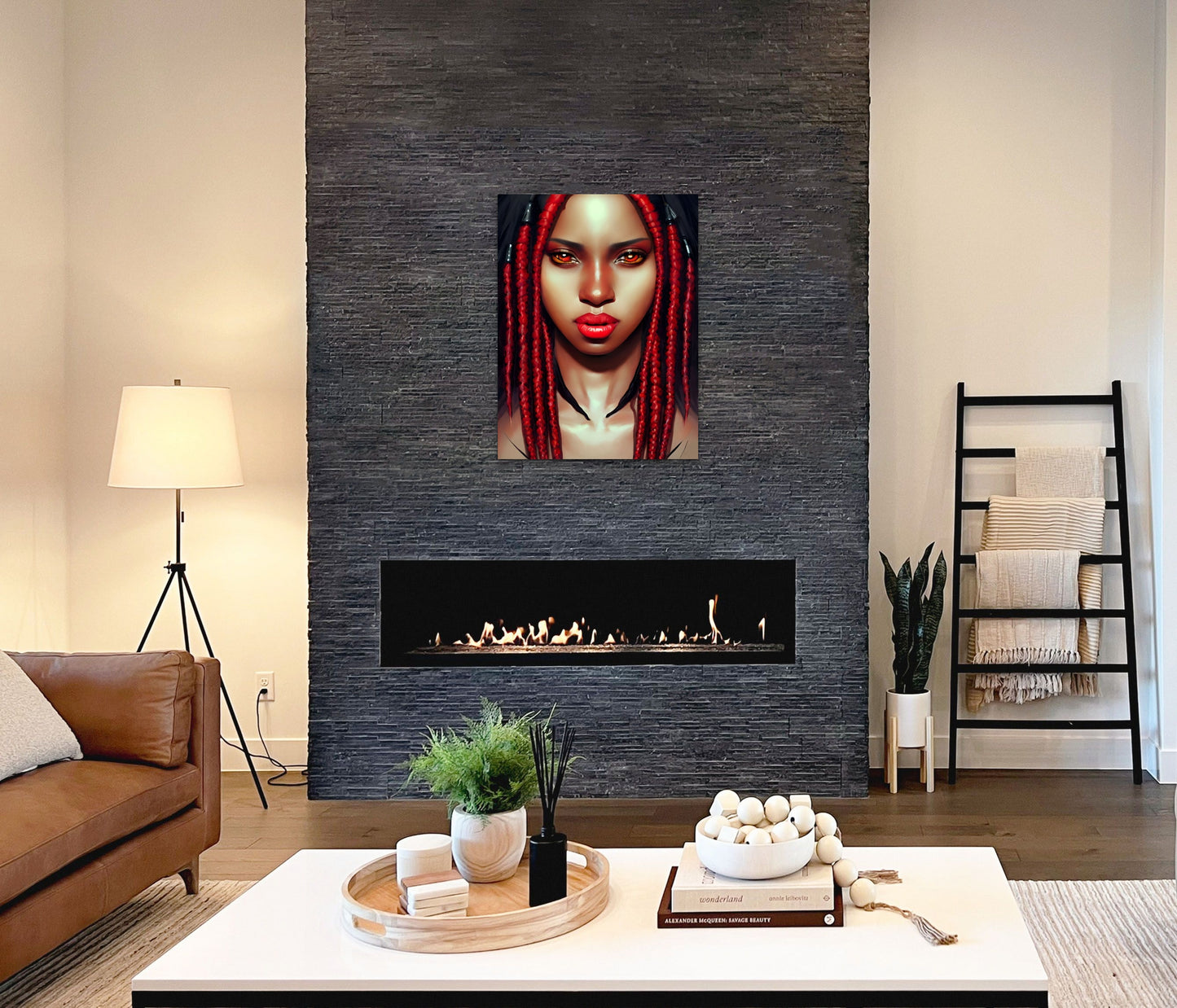 SISTREN CAMILLA, African Portrait Canvas Wall Art.