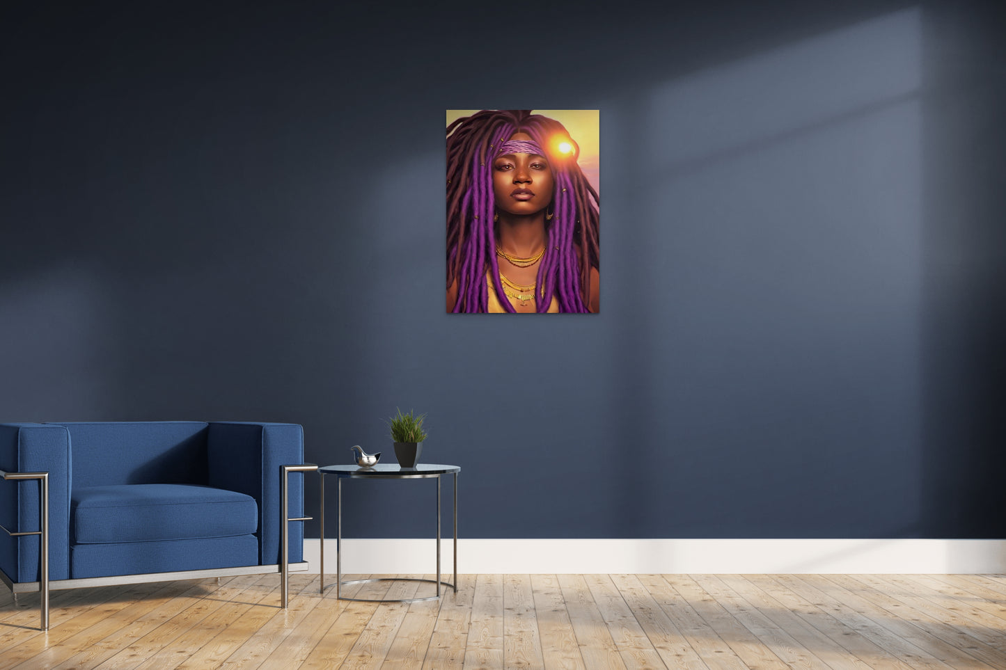 SISTREN SUEWATHAA, African Portrait Canvas Wall Art.