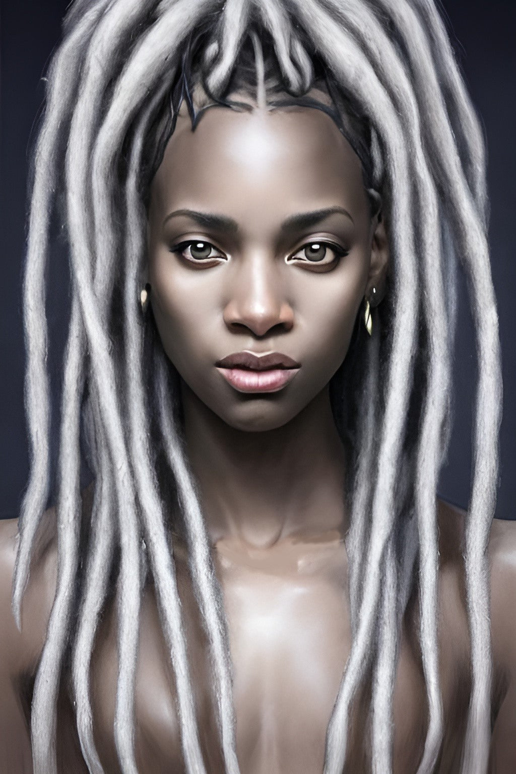 SISTREN THYLA, African Portrait Canvas Wall Art.