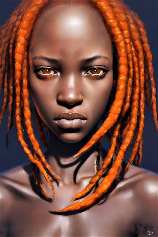 SISTREN VONSHONNA, African Portrait Canvas Wall Art.