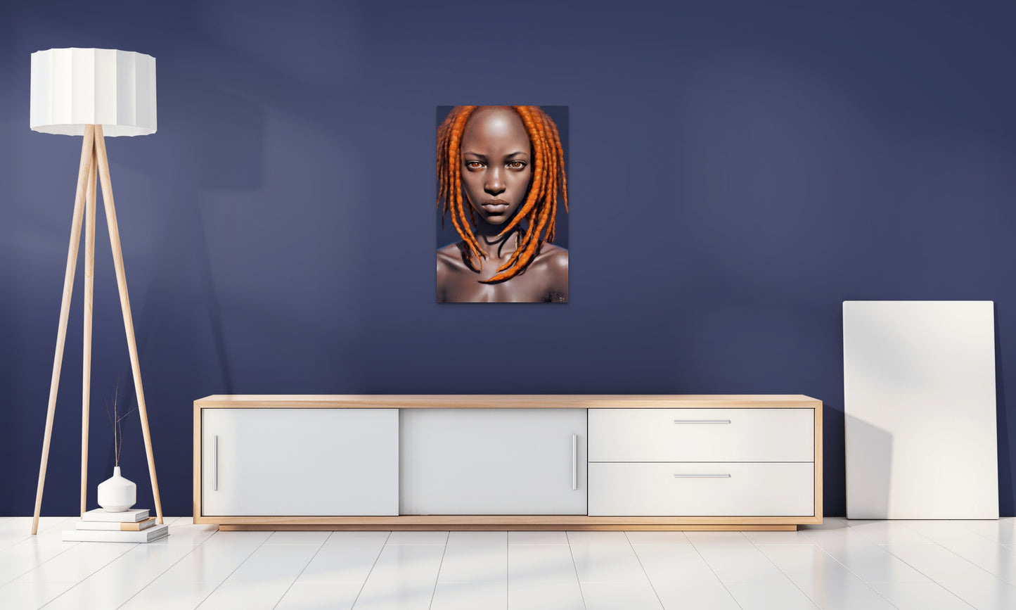 SISTREN VONSHONNA, African Portrait Canvas Wall Art.