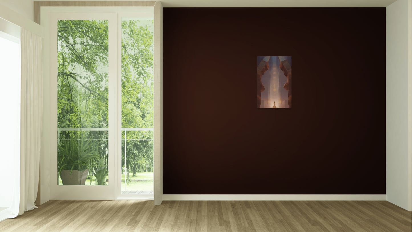 TEMPLE OF FORGIVENESS, African Portrait Canvas Wall Art.