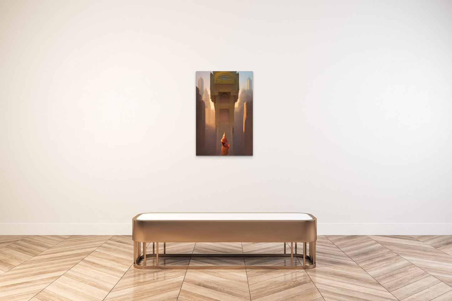 TEMPLE OF INSIGHT, African Portrait Canvas Wall Art.