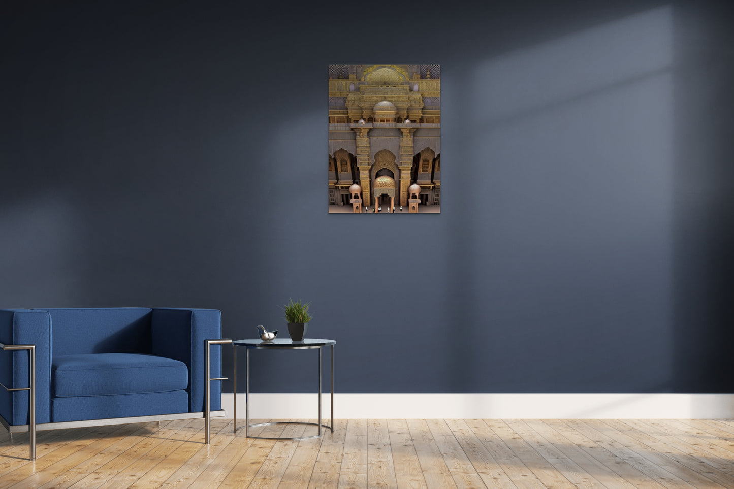 TEMPLE OF PERSEVERANCE, African Portrait Canvas Wall Art.