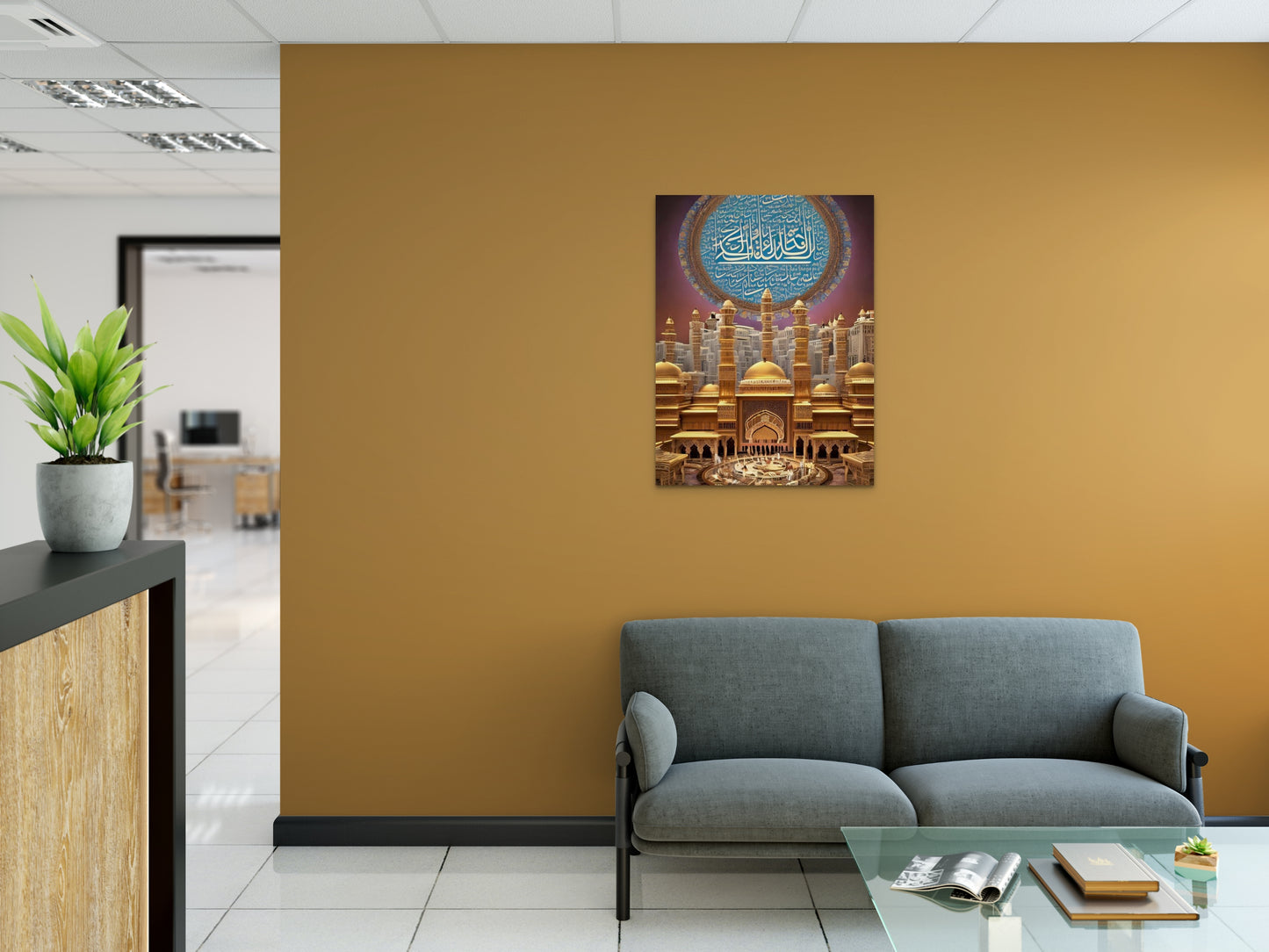 TEMPLE OF TIME, African Wall Art, Canvas, African Portrait Canvas Wall Art.