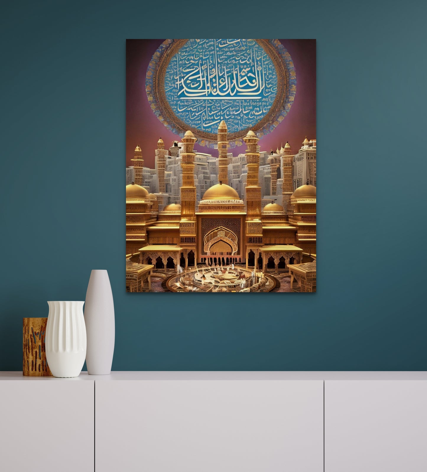 TEMPLE OF TIME, African Wall Art, Canvas, African Portrait Canvas Wall Art.