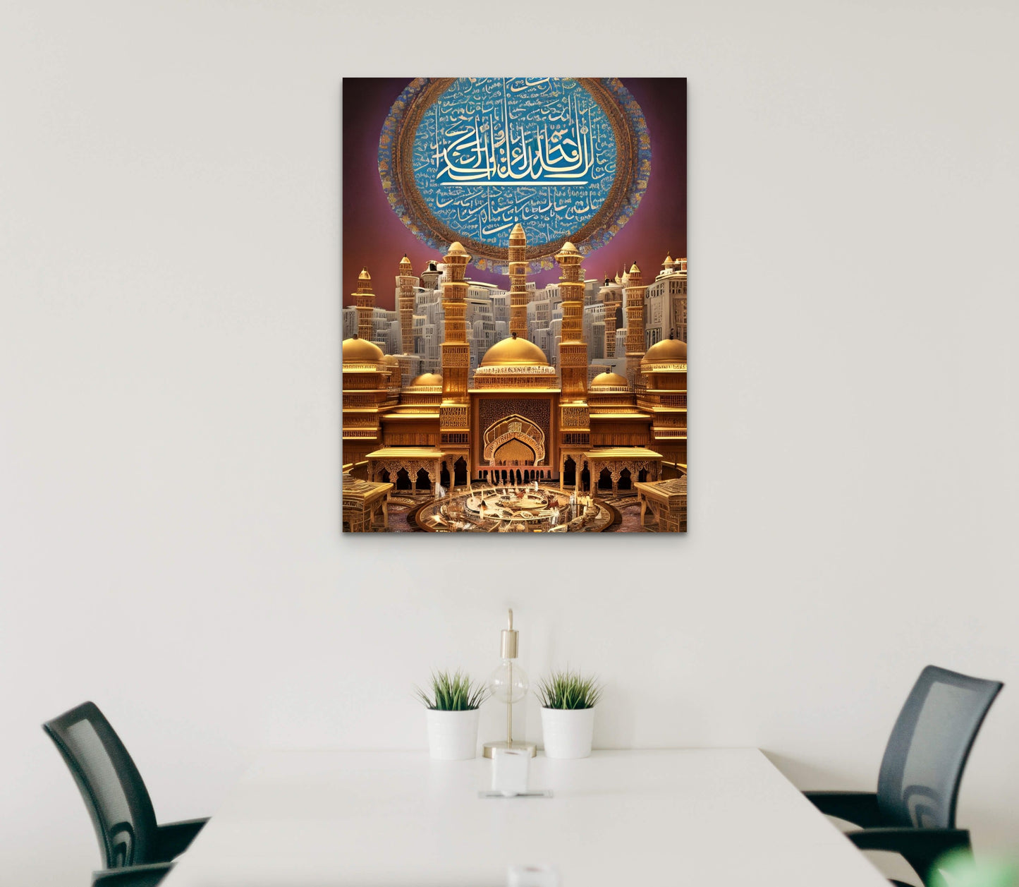 TEMPLE OF TIME, African Wall Art, Canvas, African Portrait Canvas Wall Art.
