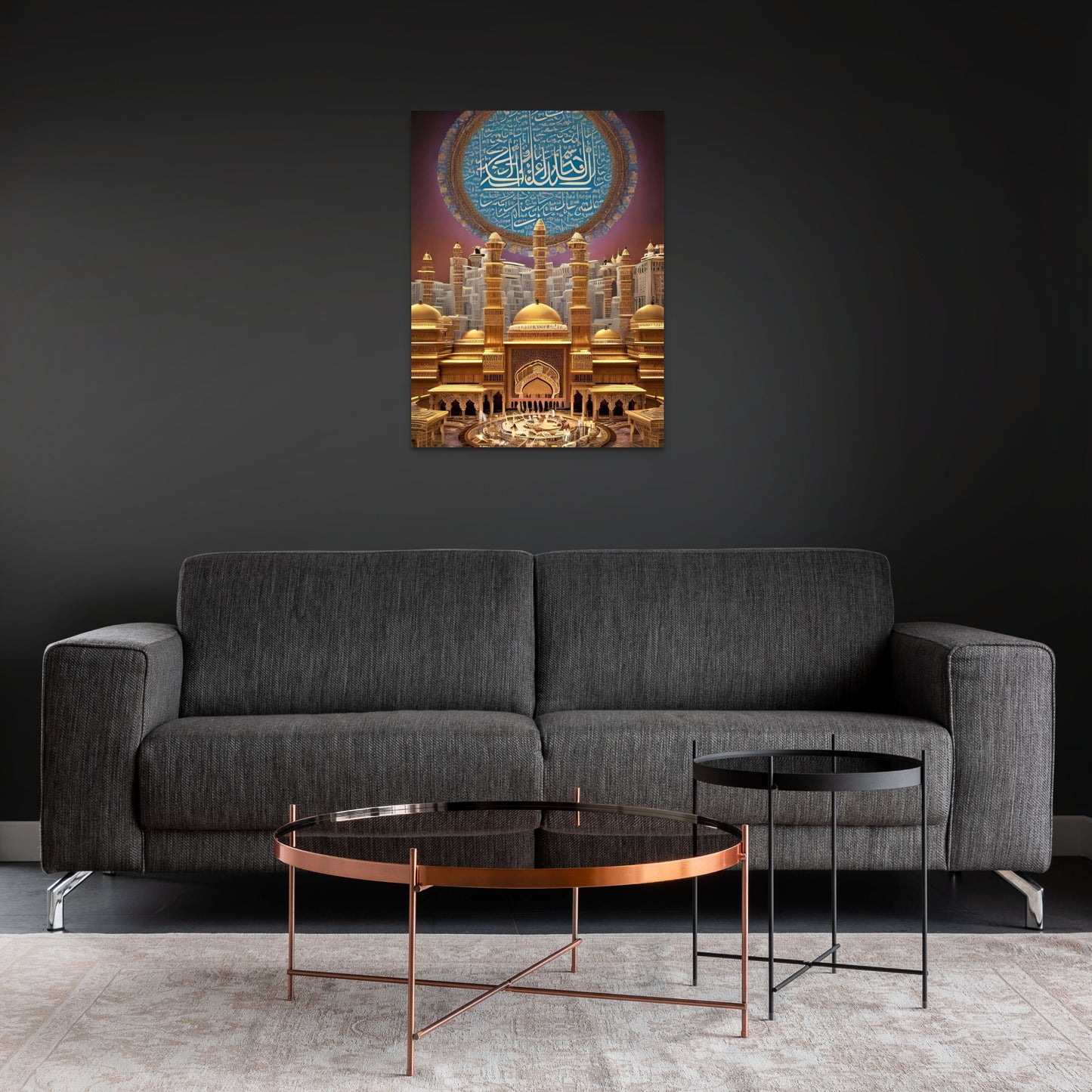 TEMPLE OF TIME, African Wall Art, Canvas, African Portrait Canvas Wall Art.