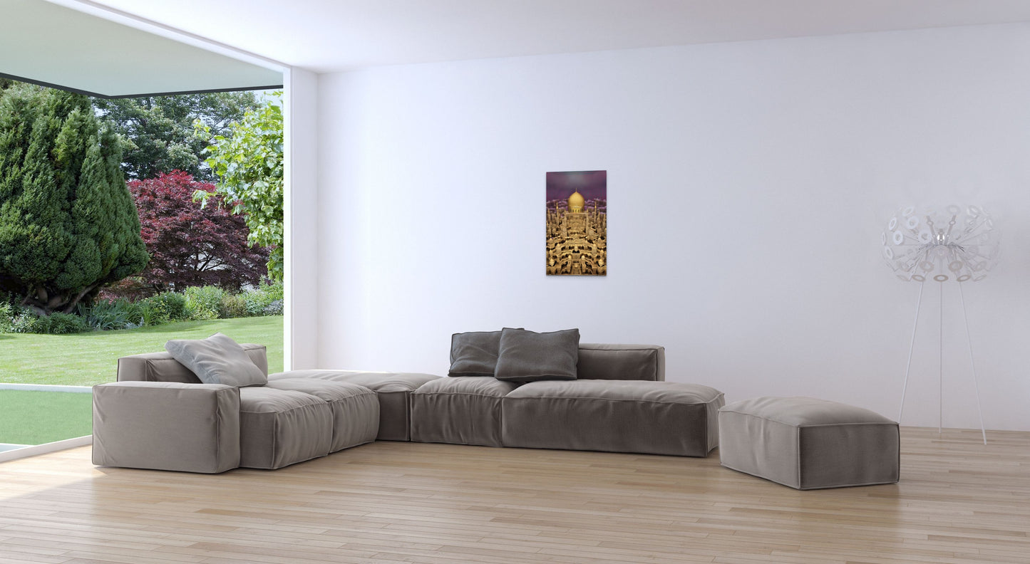 TEMPLE OF TOGETHERNESS, African Portrait Canvas Wall Art.