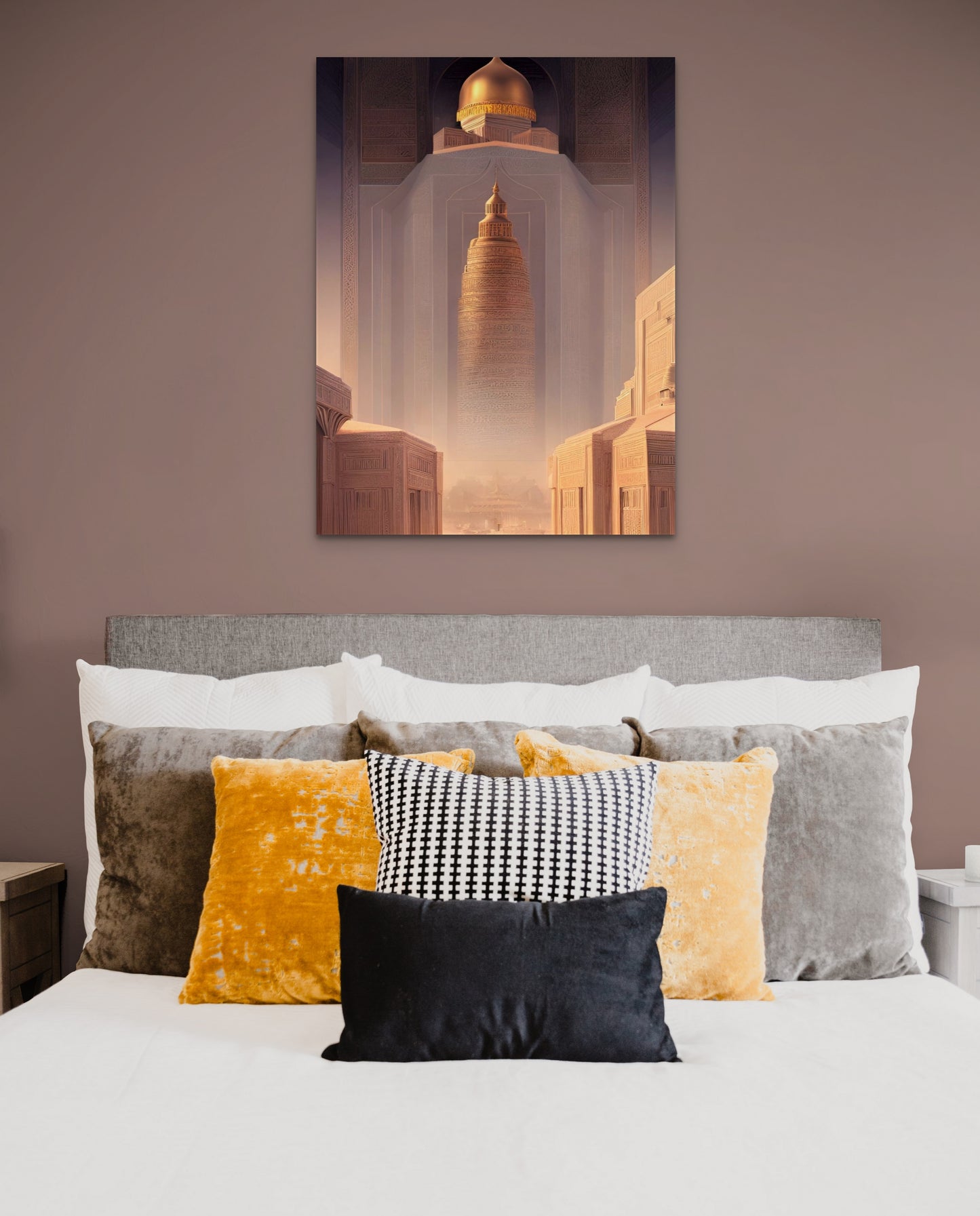 TEMPLE OF TRUTH, African Portrait Canvas Wall Art.