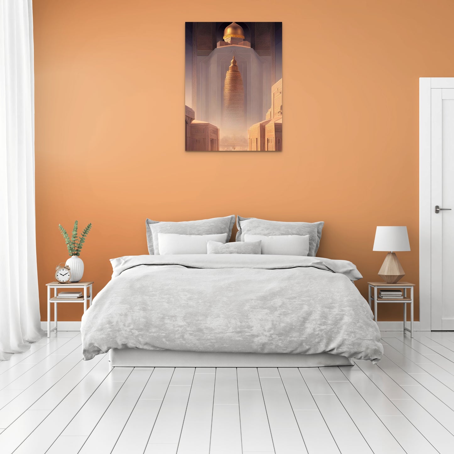 TEMPLE OF TRUTH, African Portrait Canvas Wall Art.
