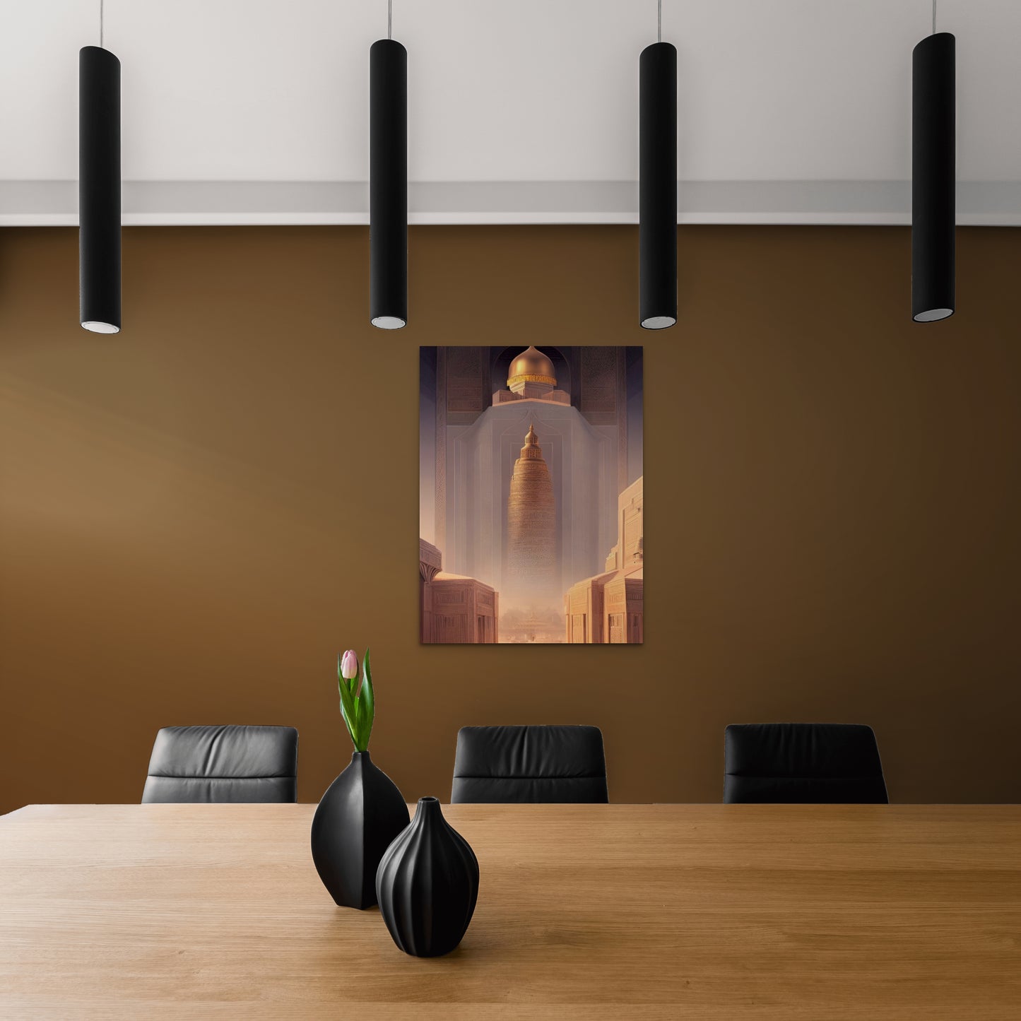 TEMPLE OF TRUTH, African Portrait Canvas Wall Art.