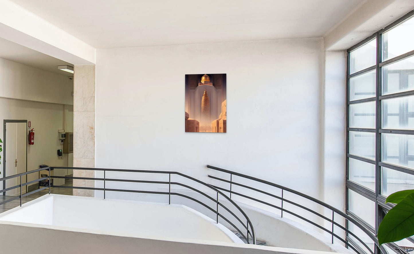 TEMPLE OF TRUTH, African Portrait Canvas Wall Art.