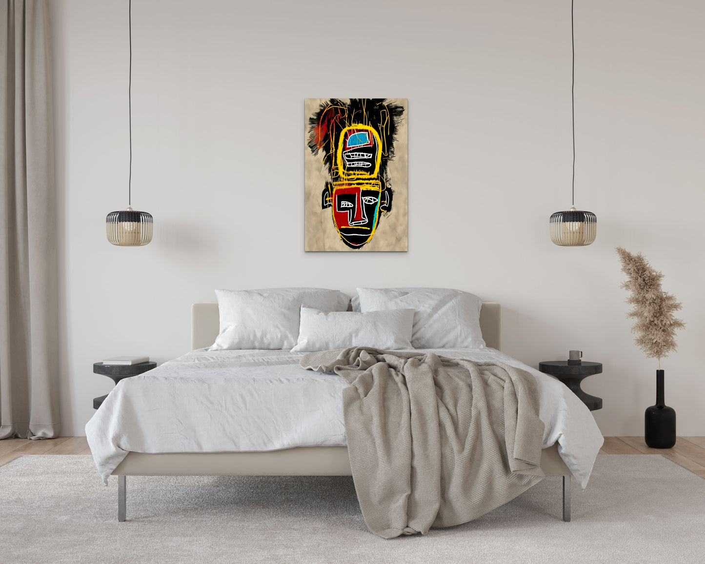 THEORETICAL THOUGHTS, African Portrait Canvas Wall Art.