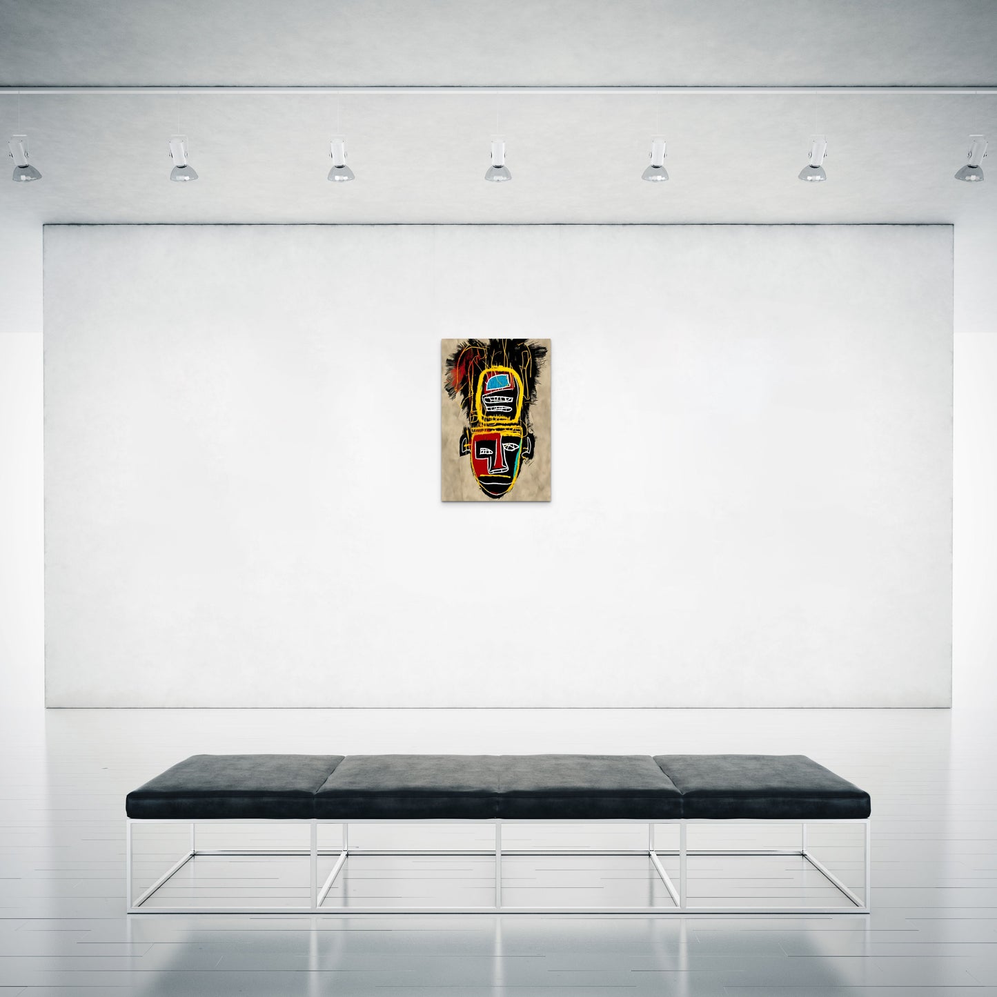 THEORETICAL THOUGHTS, African Portrait Canvas Wall Art.