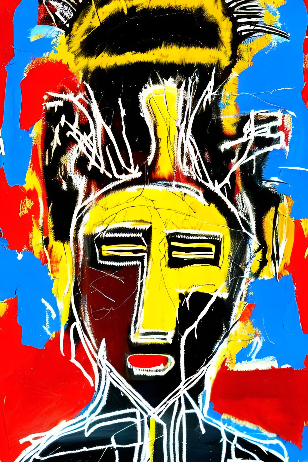 NOTEWORTHY NUANCE, African Portrait Canvas Wall Art.
