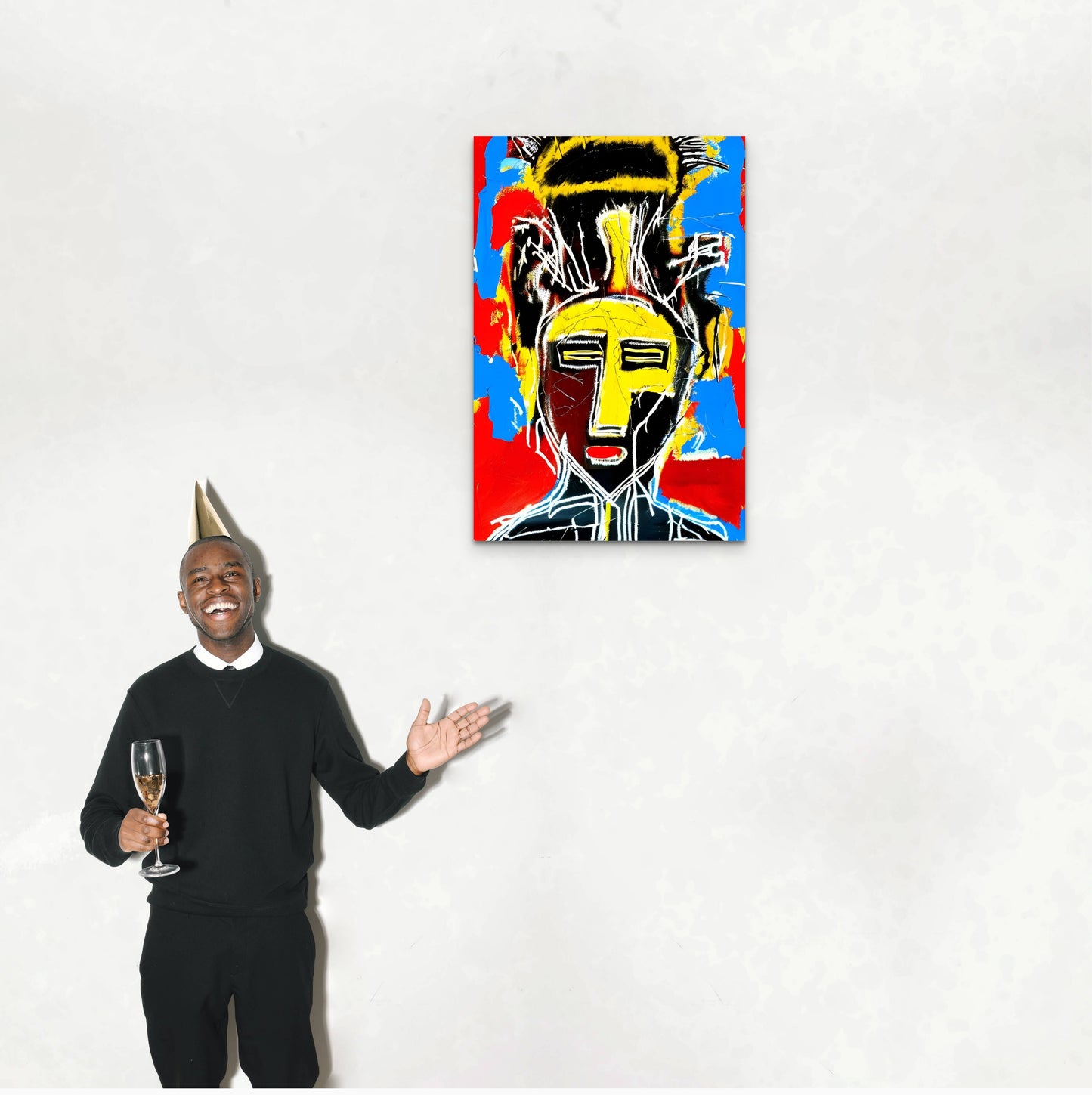 NOTEWORTHY NUANCE, African Portrait Canvas Wall Art.