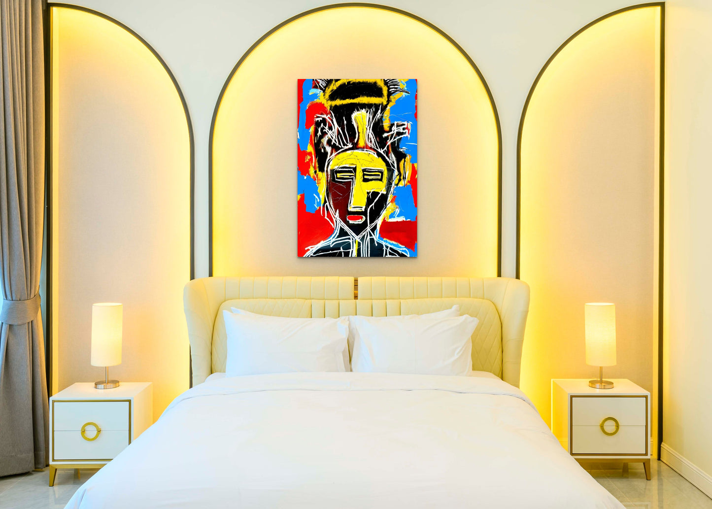 NOTEWORTHY NUANCE, African Portrait Canvas Wall Art.