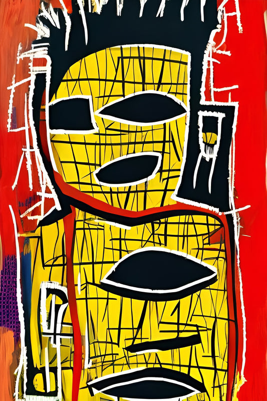 METAPHYSICAL MADNESS, African Portrait Canvas Wall Art.