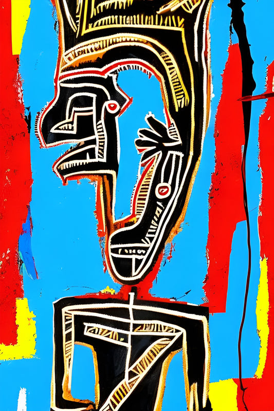 DEFINITELY UNSURE, African Portrait Canvas Wall Art.